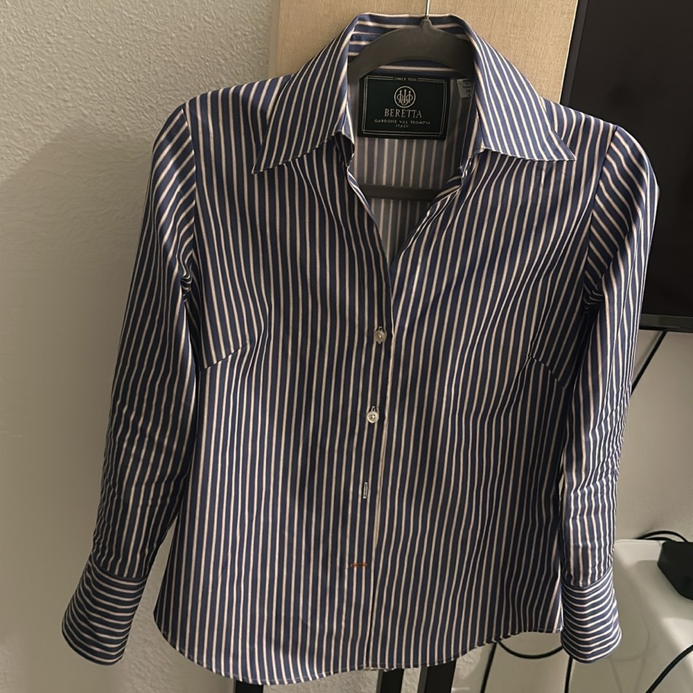 Beretta Striped Button Down Shirt - image 2